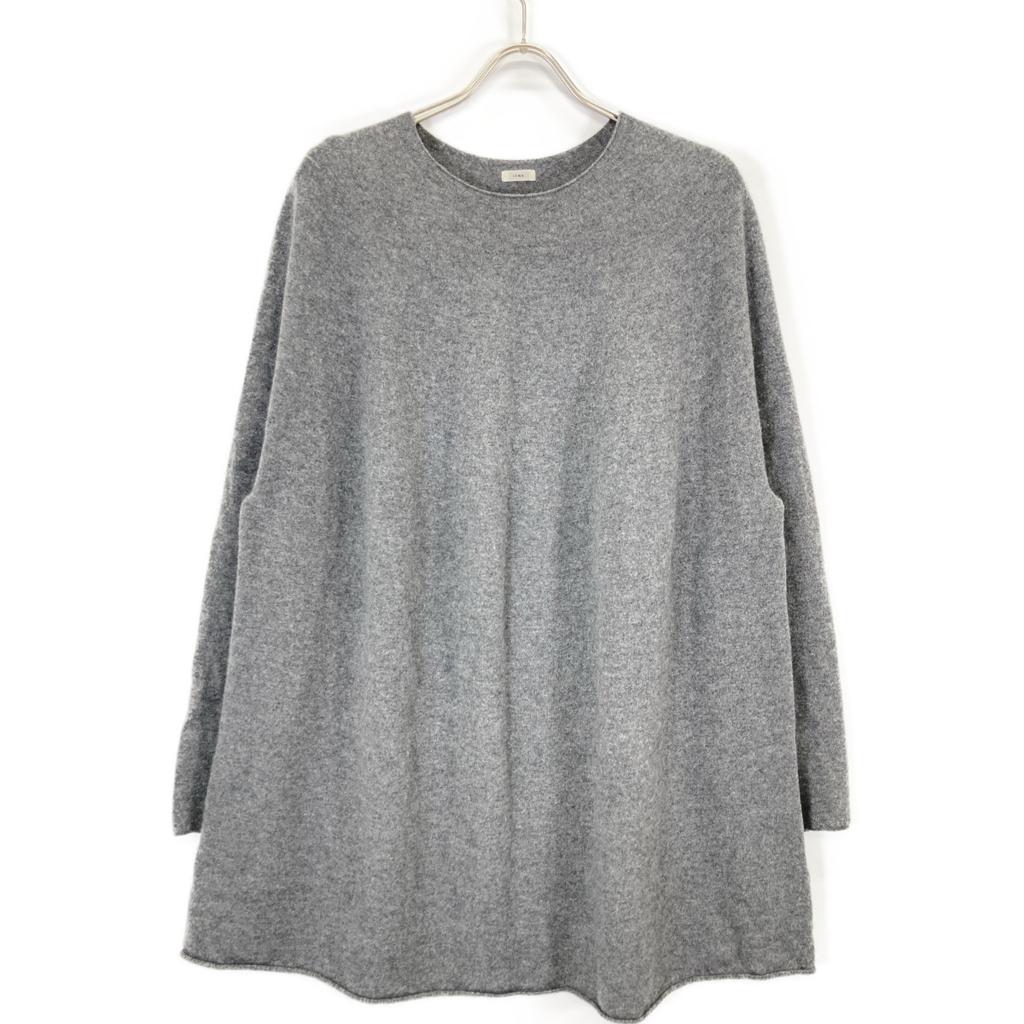 IENA Grey 24AW Fine New Zealand Wool Tunic One Piece Dress Not Written grayUsed