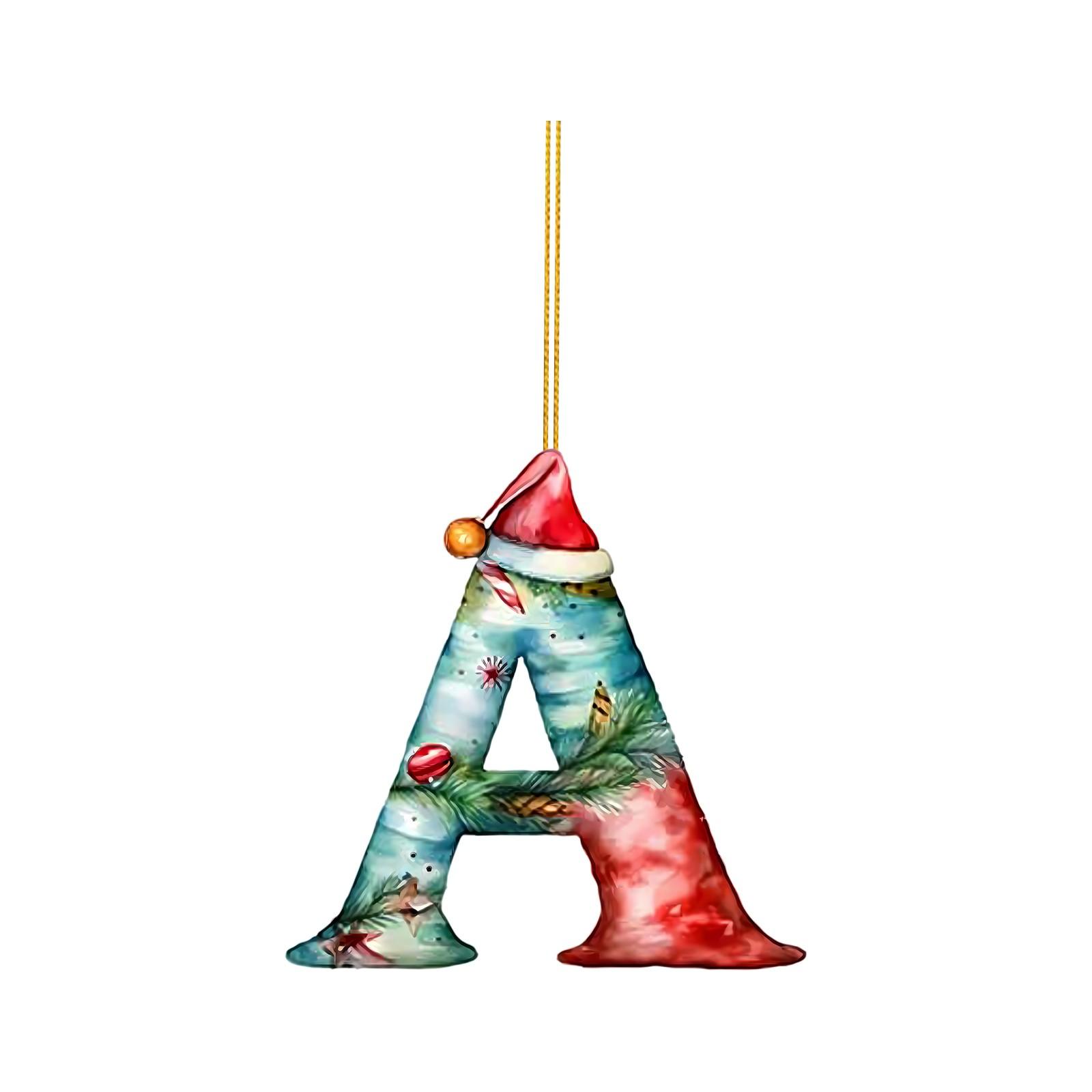 

26 букв,Рождество,Украшения,Акрил,1 One Size