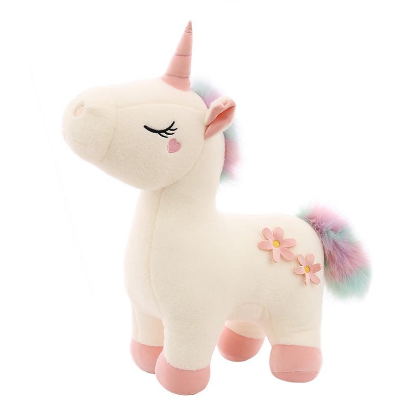 Dream Unicorn Pony Multi-functional Pillow Elastic Fabric Full of Girl Heart Doll Children's Birthday Gift