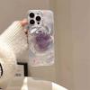 Cute Butterfly Floral Laser Swirl Pattern Phone Case For iPhone 16 15 14 13 12 11 Pro Max Shockproof Protective Cover Funda