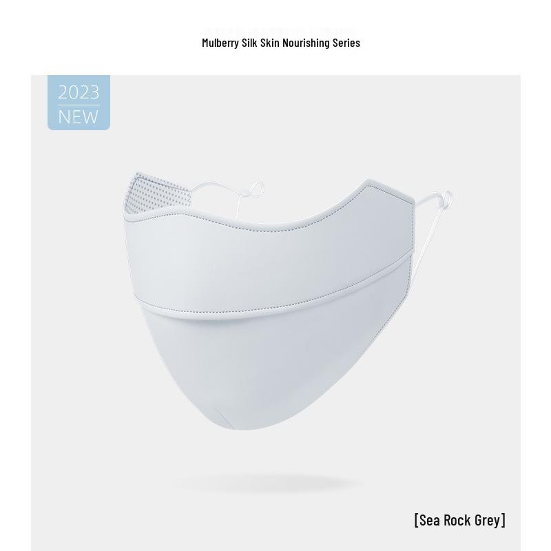 Damen UV-Schutz Eisseide Gesichtsmaske - Atmungsaktiv, Leicht, Sonnenschutz für Radfahren & Autofahren