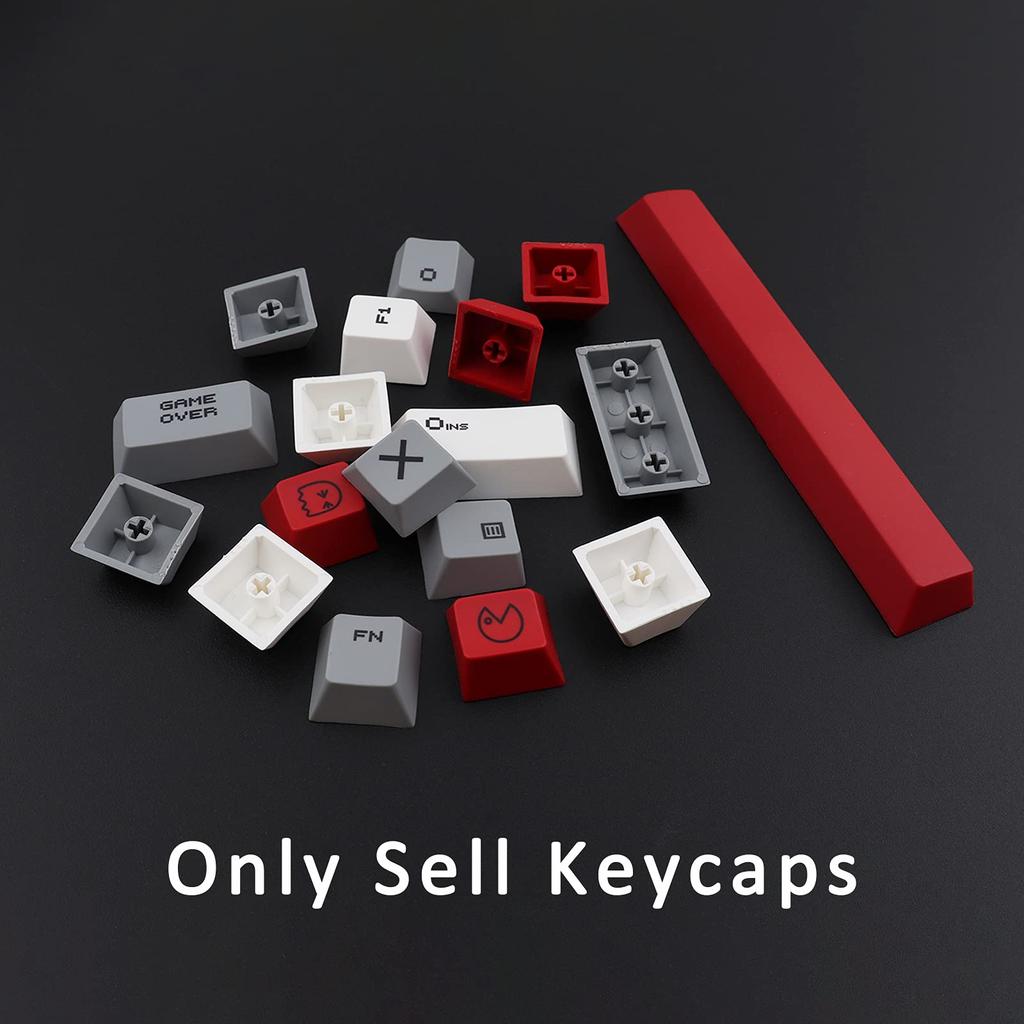 PBT Keycaps XDA Profile 108 Keys Dye-Sublimation Mechanical Keyboard Keycaps Anime Cherry MX Switch Pixel Word Theme Mechanical Keyboard