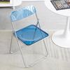 Acrylic Transparent Chair for Photos - Stylish, Portable, Light Luxury Coffee & Dining Chair, Ins Style.