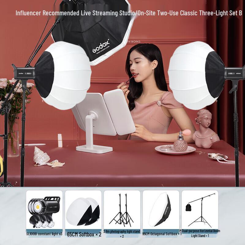Godox SL100BI Bi-Color LED Video Light Kit