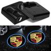 2Pcs Car Door Emblem Light LED Welcome Lamp Wireless Laser Projector For Porsche Boxster Cayenne Panamera Macan Cayman 911 918 996 917 991