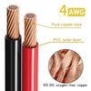 4Awg XT60 New Energy Vehicle Battery Connection Wire Pvc Pure Copper -Power Inverter Cable Solar Accessories  50CM