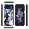 Mission Yozakura Family Case for Samsung Galaxy Z Flip4 Flip3 5G PC Hard Cell Phone Shell Z Flip 4 3 Black Zflip4 Zflip3 Cover