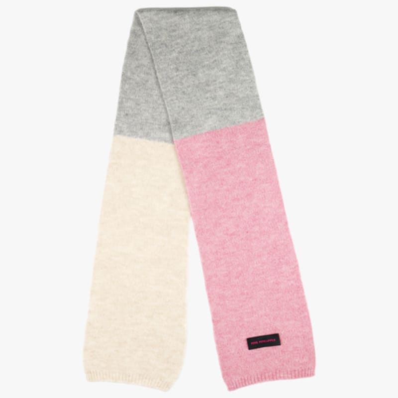 

PINK PINEAPPLE TRIPLE COLOR MUFFLER_PINK PINK_FREE