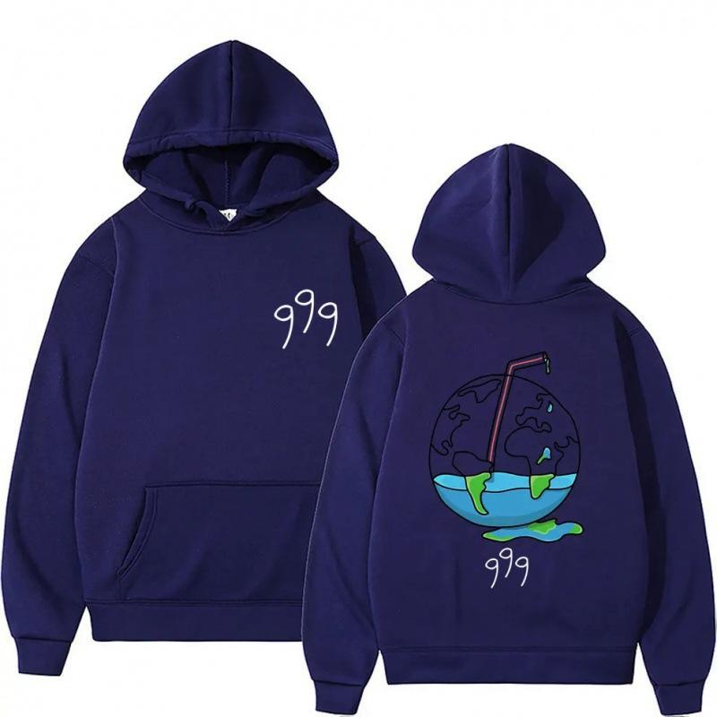 2026 New Double-sided Printed Hoodie Men's and Women's Casual Sweater