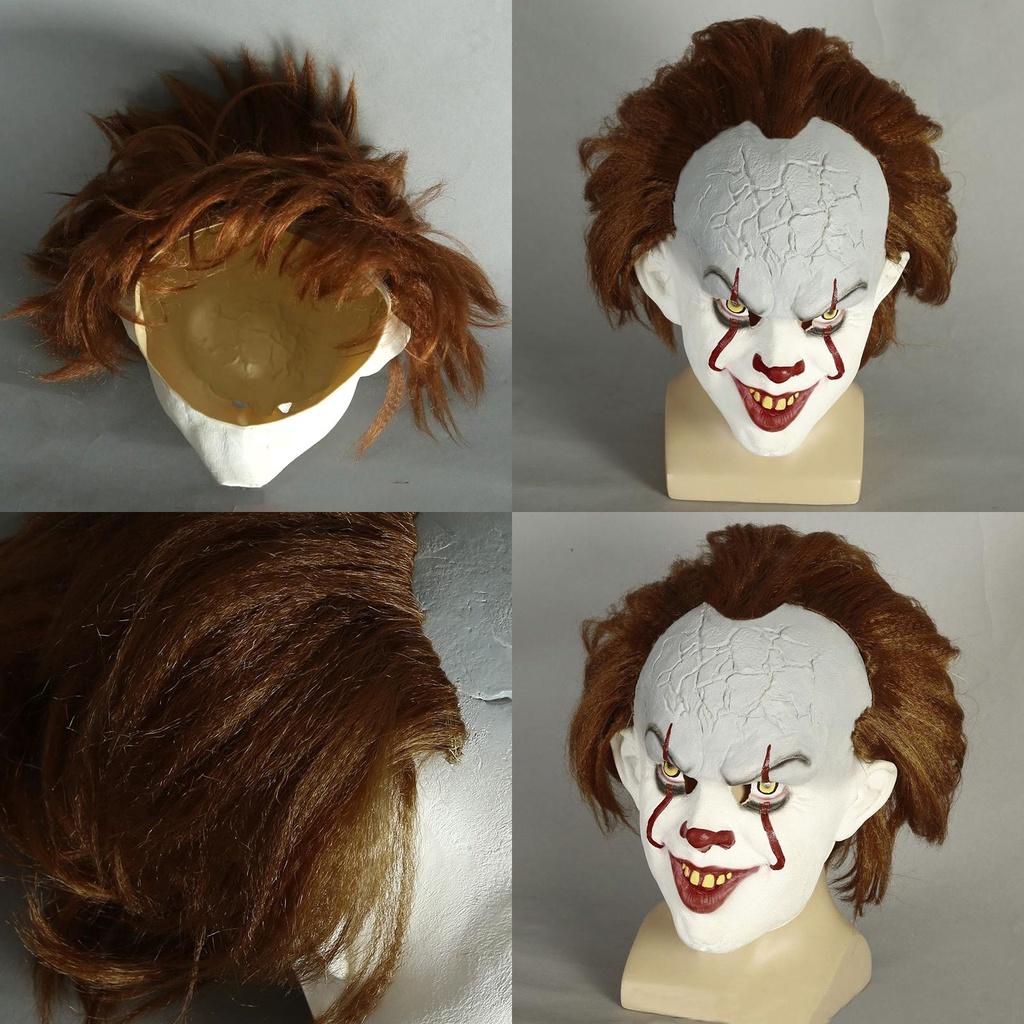Authentic Stephen King's It Pennywise Latex Mask Perfect For Halloween Cosplay Events