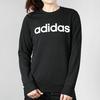 Adidas Essential Linear Sweatshirt Women Tops Black DP2363