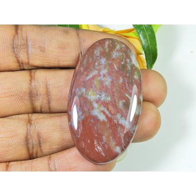 Affrican Red Natural Bloodstone Handmade Vintage Oval Gemstone 27X50X06 MM SK-908