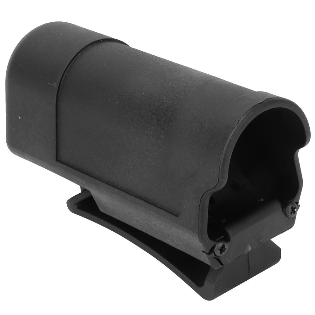 ABS Quick Draw Flashlight for MOLLE Waist Loading Tactic Leg (Black)