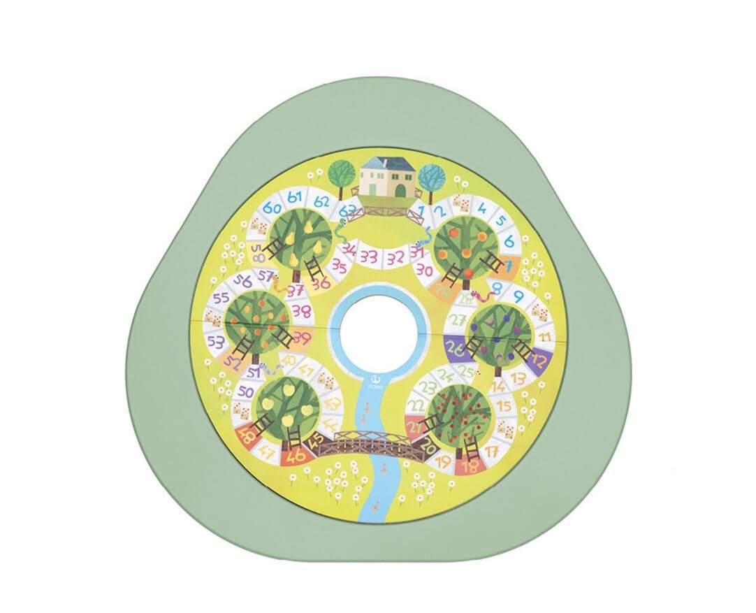 

Stokke Mewtable Sugoroku Fruit Vegetable W54cm x H1cm x 627701 (Stokke) [Official] Double-Sided Board, & Design, D54cm,