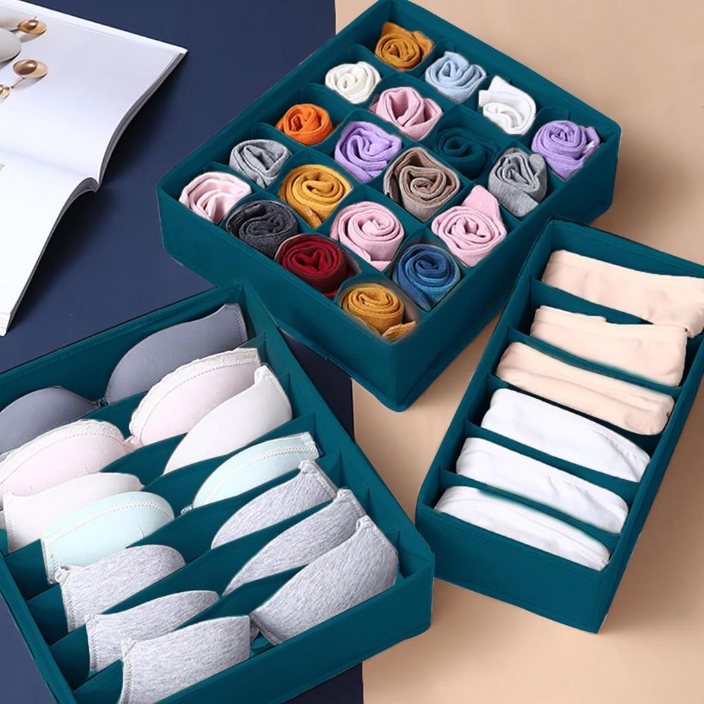 Stoffschubladen-Organizer-Box für Lingerie, Unterwäsche, BHs und Socken