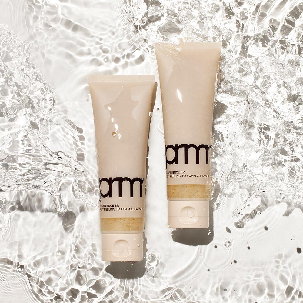 PRIMERA Organience BR Soft Peeling to Foam Cleanser 120ml (2pcs) 120ml (2pcs)