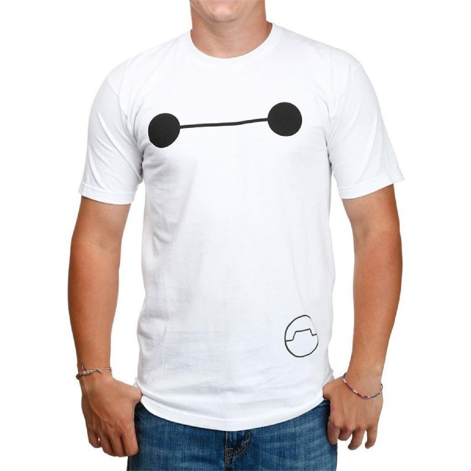 Крутая футболка Mighty Fine с глазами Бэймакса из «Города героев 6» S