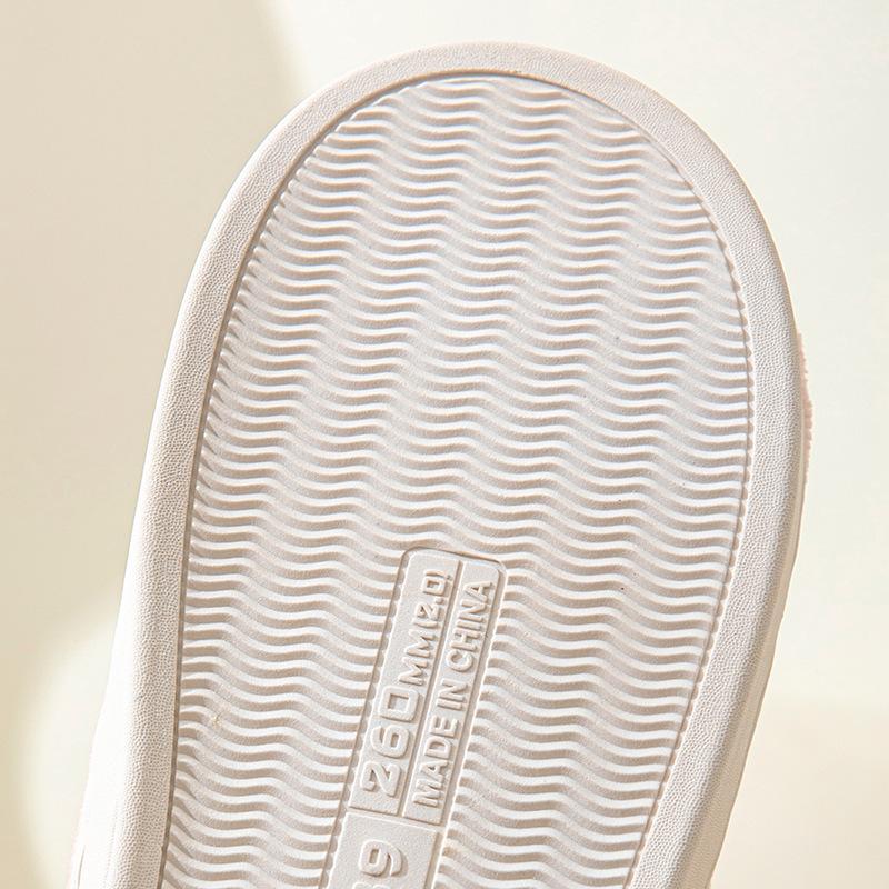 Хлопковые тапочки мужские осенне-зимние на каблуке для дома и дома — фото 5