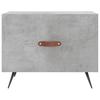 Coffee Table Concrete Grey 50x50x40 cm Wood Based Material