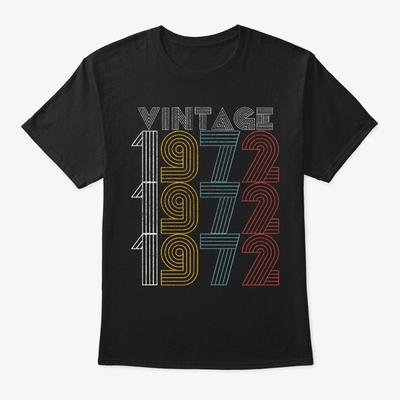 Vintage 1972 47Th Birthday Style Standard Unisex T-shirt