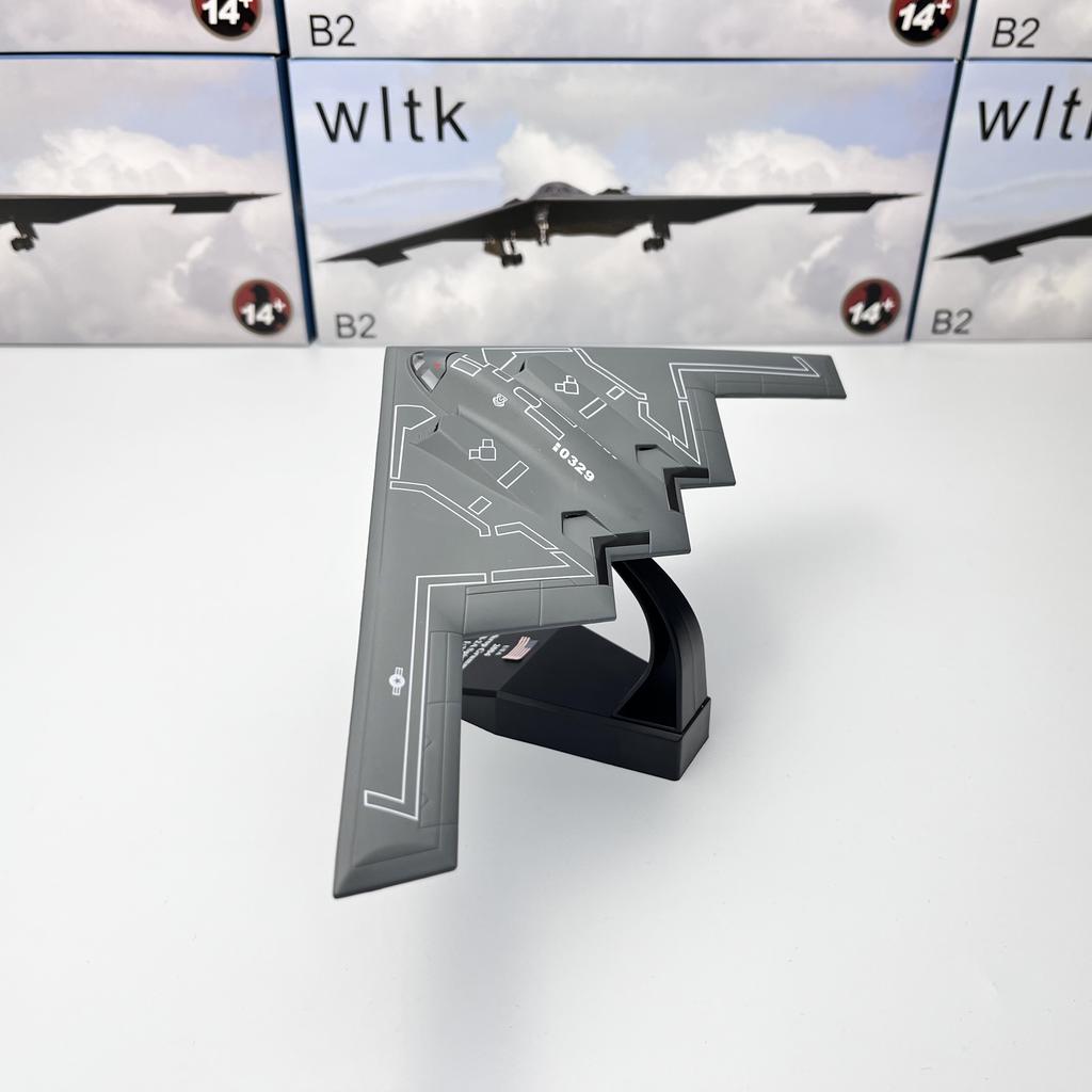 Kampfflugzeugmodell im Maßstab 1/200, US B-2 Spirit Bomber, Militärflugzeug-Nachbildung, Flugzeug aus dem Zweiten Weltkrieg, Sammlerspielzeug für Jungen