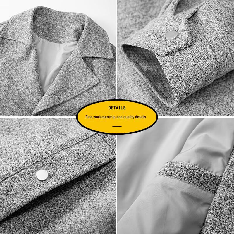 Paul Frank Men's Casual Windproof Lapel Jacket