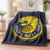 Muay Thai Gym Flannel Throw Blanket Soft Warm Cozy For Sofa Bed Indoor Home Bedroom Use