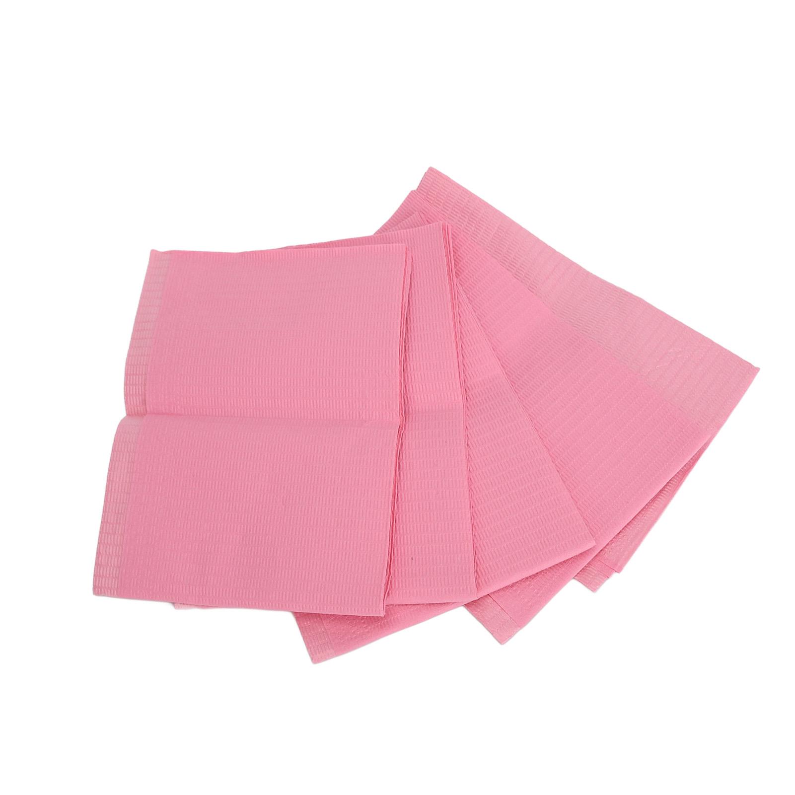 

10 пакетов одноразовых полотенец для маникюрного стола, водонепроницаемые мягкие впитывающие покрытия для маникюрного стола розовый