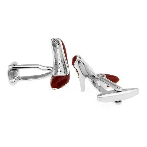 Red high heel cufflinks cufflinks cufflinks n01593