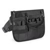 Damero Nurse Nurse Waist Bag with and Bandage Scissor Black Pouch, Tape, Stethoscope, Holders,