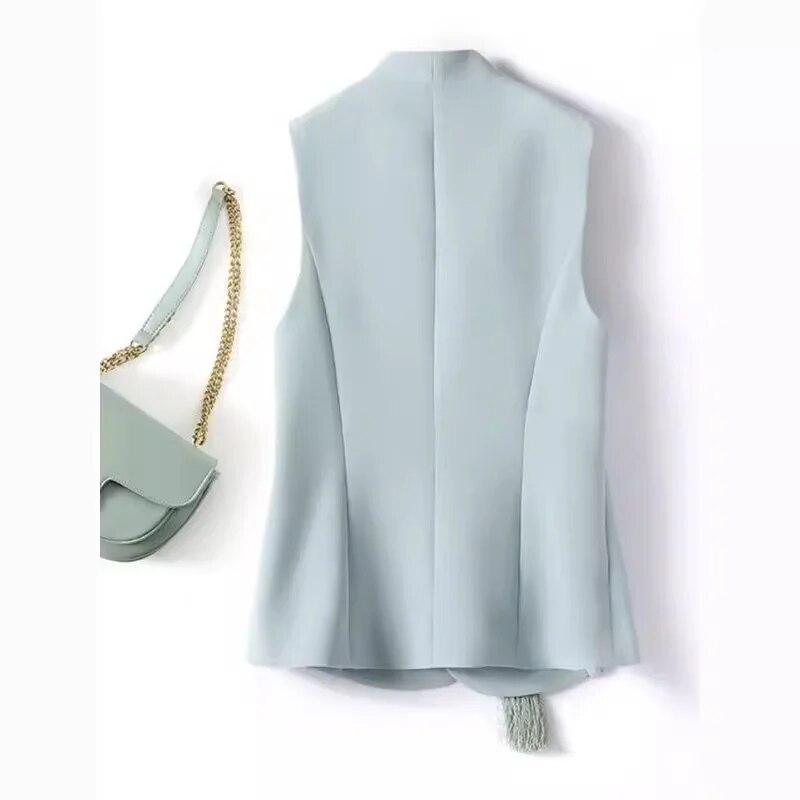 Mizaç Ulusal Rüzgar Yelek Kadın Bahar Ürün Ağır Sanayi Phoenix Nakış Çin Tarzı Yelek Kadın