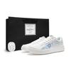 Li Ning Slip Resistant Abrasion Resistant Low Top Skateboard Shoes Women's Blue White AGCR470-2(Team285--)