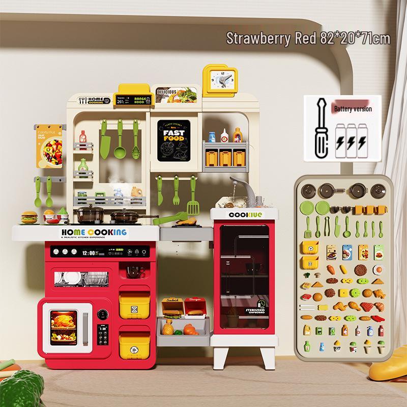 Extra Large Realistic Kitchen Role-Play Set for Kids - Perfect Three-Year-Old Birthday Gift