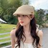 Breathable Woven Baseball Cap UV Protection Beach Sun Visor Summer Beret Hat