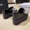 Fashion House Slippers Platform High-Heeled Shoes Lady Luxury Slides Increased Internal On A Wedge Peep Toe Designer Fashion Sexy Super
