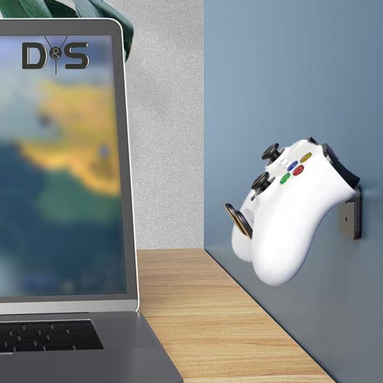 Game Controller Wall Mount Bracket with Anti-Slip Pads 2KG Load-capacity Simple Installation Game Controller Display Rack for Switch