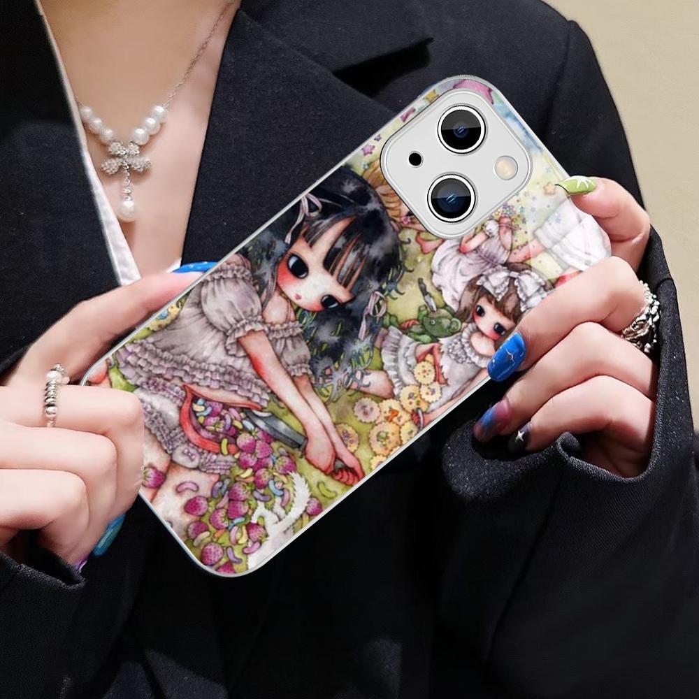 Selling Aya Takano Phone Case For IPhone 14 13 12 Mini 11 Pro XS Max X XR 14 Plus Tempered Glass Cover