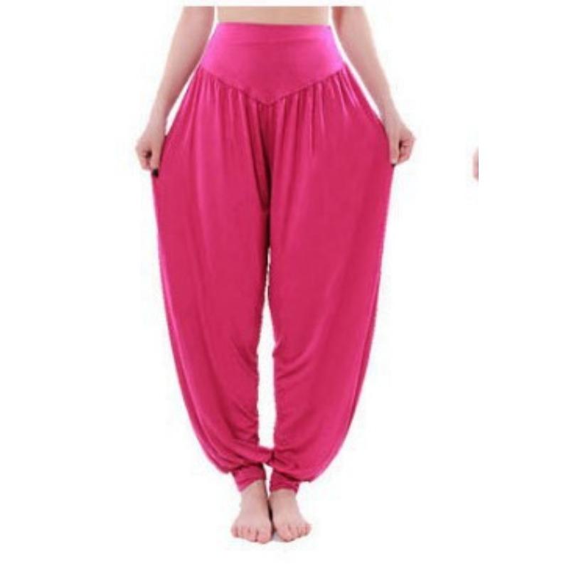 Fashion Casual Comfort Versatile Modal Fitness Comfortable Loose High Waist Yoga Pants Small Feet Dance Sports Lantern Pants