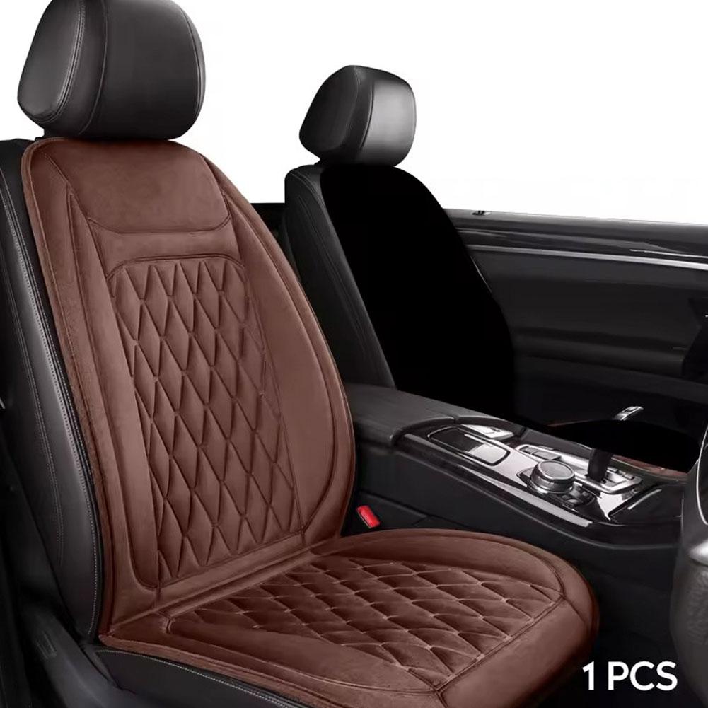 12-24v Heated Car Seat Cover 30' Fast Car Seat Heater Cloth/Flannel Heated Car Seat Protector 25W Seat Heating Cover Car Seat