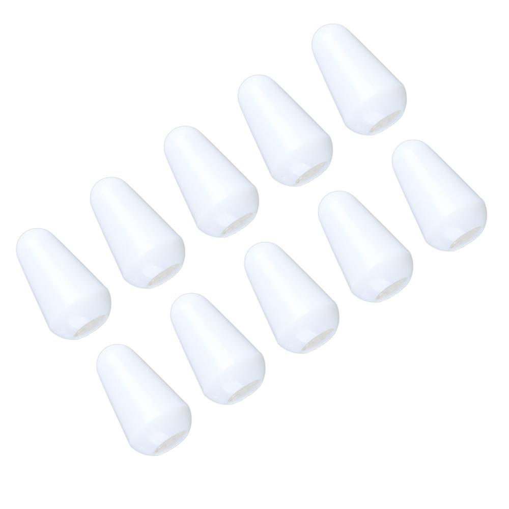 20PCS Plastic Guitar Switch Tips White/Yellow/Black Switch Knob Cap Guitar Accessories