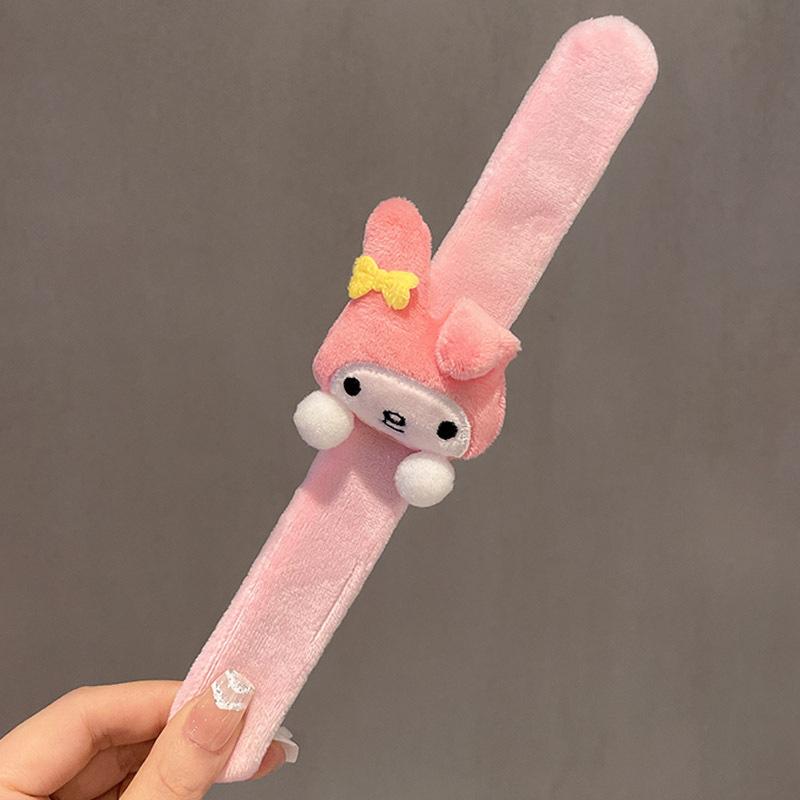 

Мультяшная Плюшевая Игрушка-Хлопушка Sanrio Hello Kitty Мелоди Браслет Linabell Браслеты-Хлопушки Кольцо для Хлопков Детские Подарки на Вечеринку