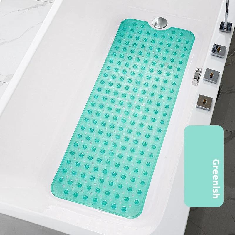 

40*100 см ПВХ коврик для ванной безопасный душ нескользящие коврики для ванной с присосками напольный коврик для ванной принадлежности большой