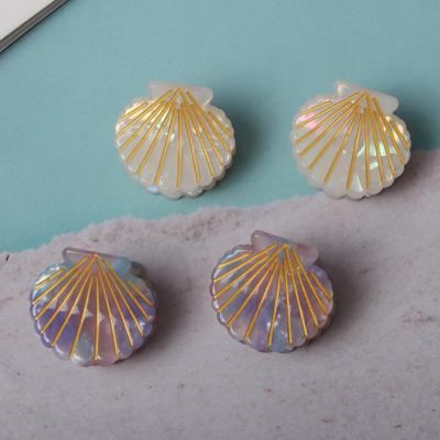 2pack Hair Clip Shell Small Hair Claw for Women Girls Butterfly  Acrylic Fashion Crab for Hair Clamps Hair Accessories
