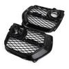 Left/Right Replacement Mesh Grille with Trim Intake Cover Front Bumper Fog Lamps Frame Grille 51117312605 Auto Accessory