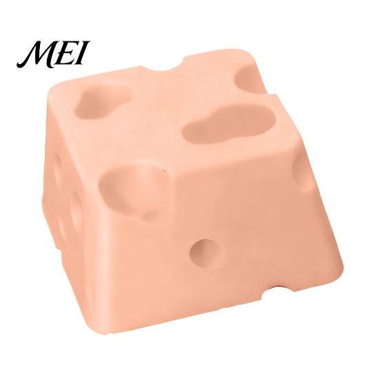 Customized Keyboard Accessories for Enthusiasts 4PCS Cheese Keycaps, 3D Printed Macaron Color Key Caps, Durable PLA Keycap Cross Axis Switches