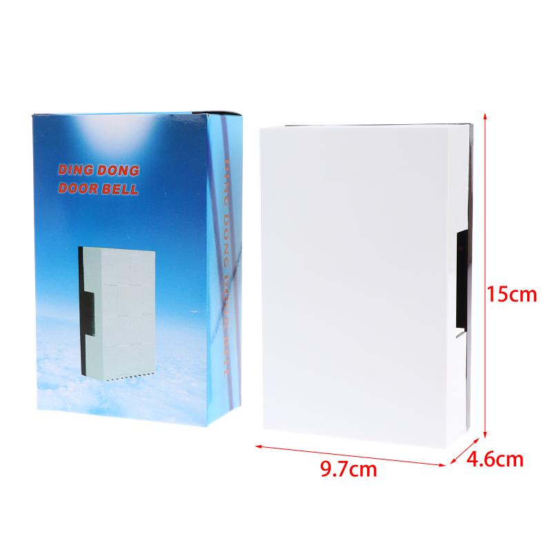 1/2/3Pcs Mechanical Doorbell Wired Door Bell Manual Ding Dong Bell For Home Hotel Access Control System Door Bell