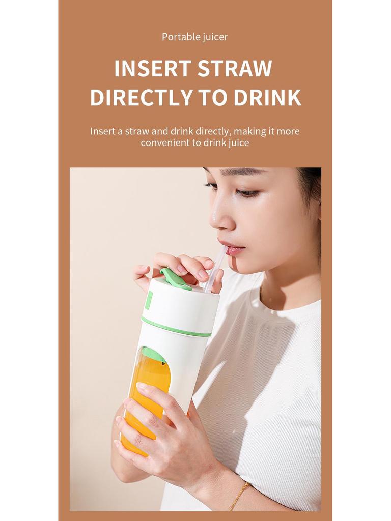 Wireless Portable Mini Electric Juicer with USB Charging