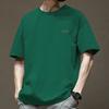 American style heavyweight cotton short sleeved T-shirt for men, loose fitting shirt for men, round neck T-shirt for men,