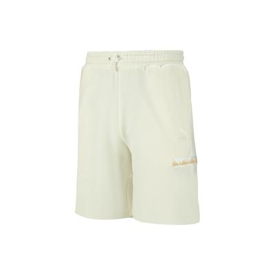 Puma SS23 Hommage an die chinesische Kultur Einfarbig zum Schnüren Locker Gerade Shorts Unisex Shorts Weiß 621931-65