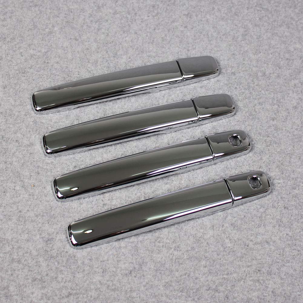 RUIQ Chrome Outer Door Handle Covers for Mitsubishi EK X and EK Wagon B30 Specially Designed for the Mitsubishi EK X and EK (Full Coverage) Series.